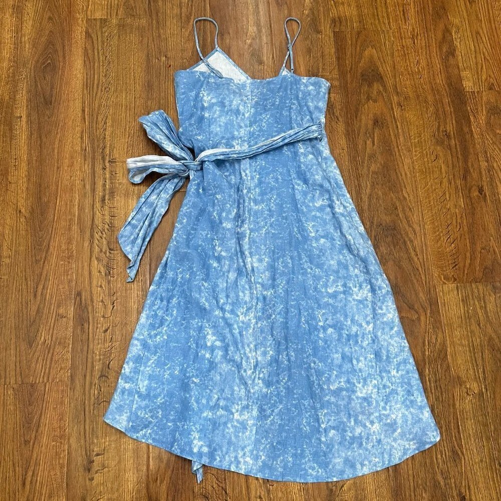 Reformation Court linen wrap dress - Picture 9 of 10